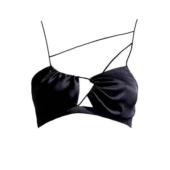 MAEVE SILK-SATIN TOP